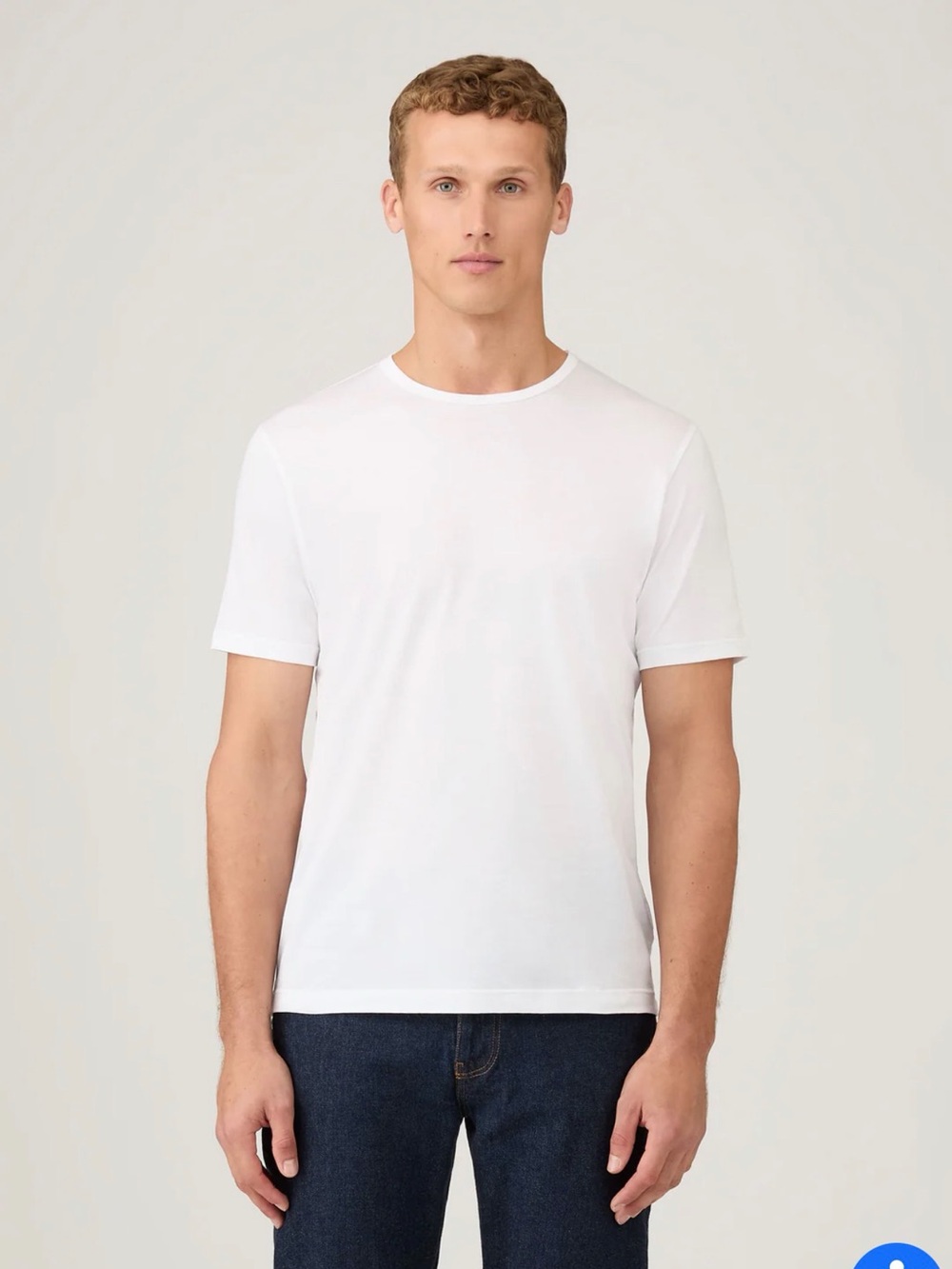 Sunspel Classic T-Shirt NWT Made in England Supima Cotton White Men’s M